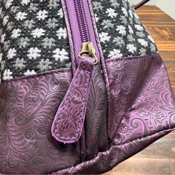 Taylor Swift Wonderstruck Weekender Bag (Tote/Duffle) Purple Black White - Picture 6 of 12